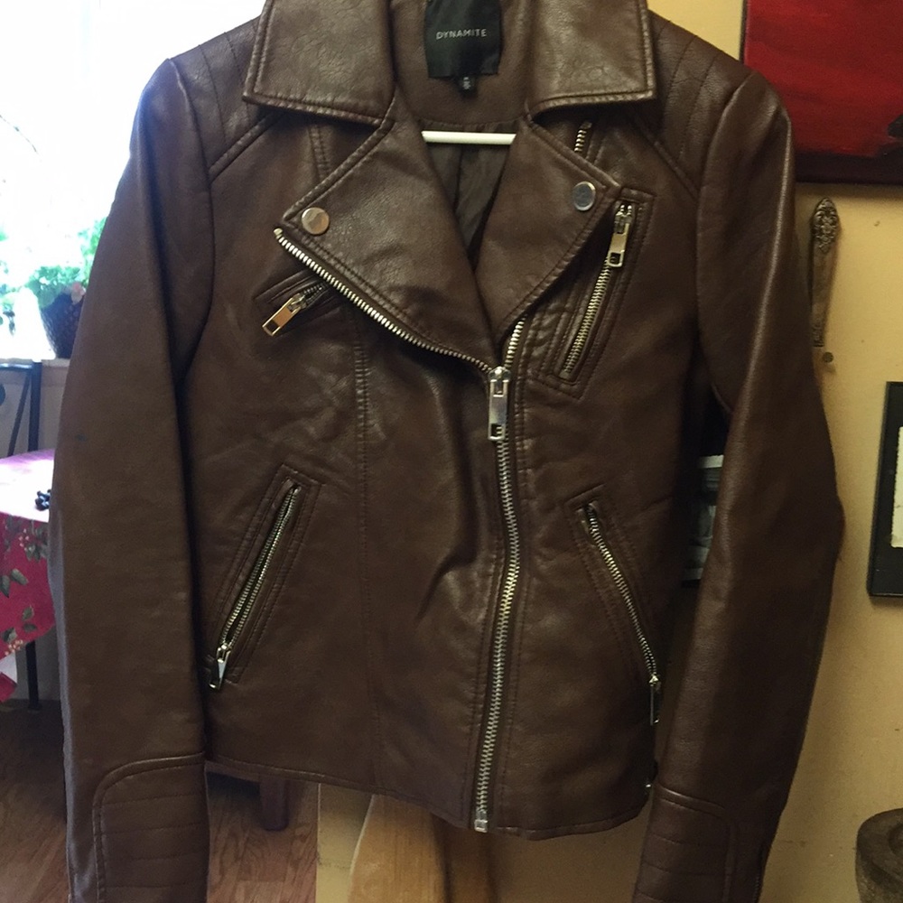 Womens Medium jacket...NOT leather but super soft